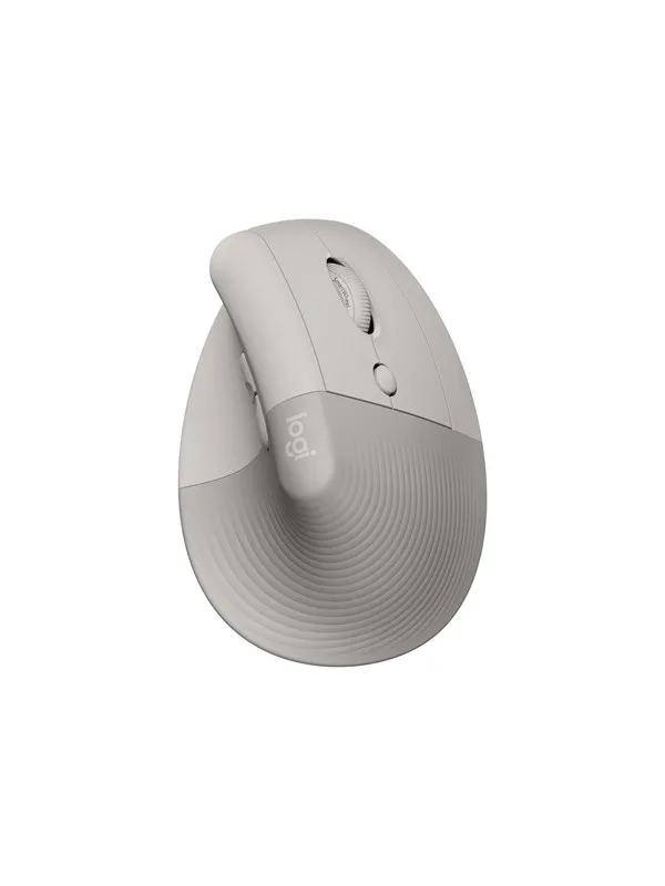 Logitech Lift Right Vertical - Sand - Vertical mouse - Optisk - 6 - Sand