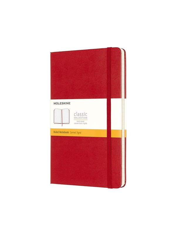 Moleskine Classic Hard Linjerad Large Rød