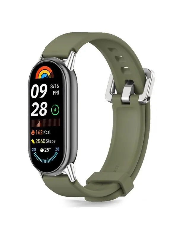 Tech-Protect  IconBand Classic Strap for Xiaomi Smart Band 8 / 9 / 10 / NFC - Green