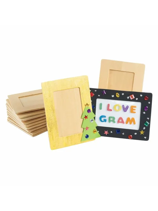 Colorations - Decorate your own Wooden Photo Frame Set of 12