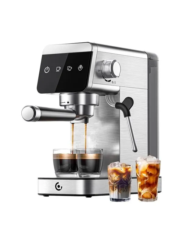 AMZCHEF CE-AZ-EM1501-SV Piston Coffee Maker