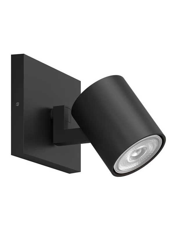 Philips Runner single spot black 1x20W 230V