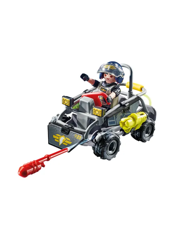Playmobil City Action - Taktisk enhet quad for flere terreng