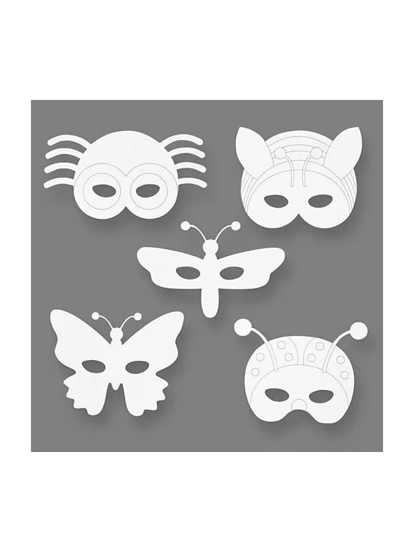 Creativ Company Insect masks Cardboard 16st.