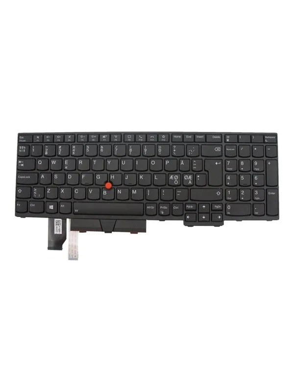 Lenovo Chicony - Bærbart tastatur - til utskifting - Nordisk - Svart