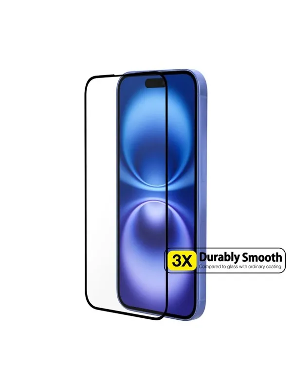 Just Mobile Xkin glass screen protector for iPhone 16 Plus