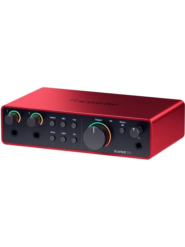 Focusrite Scarlett 2i2 4th Gen - 2-in/2-out audio interface
