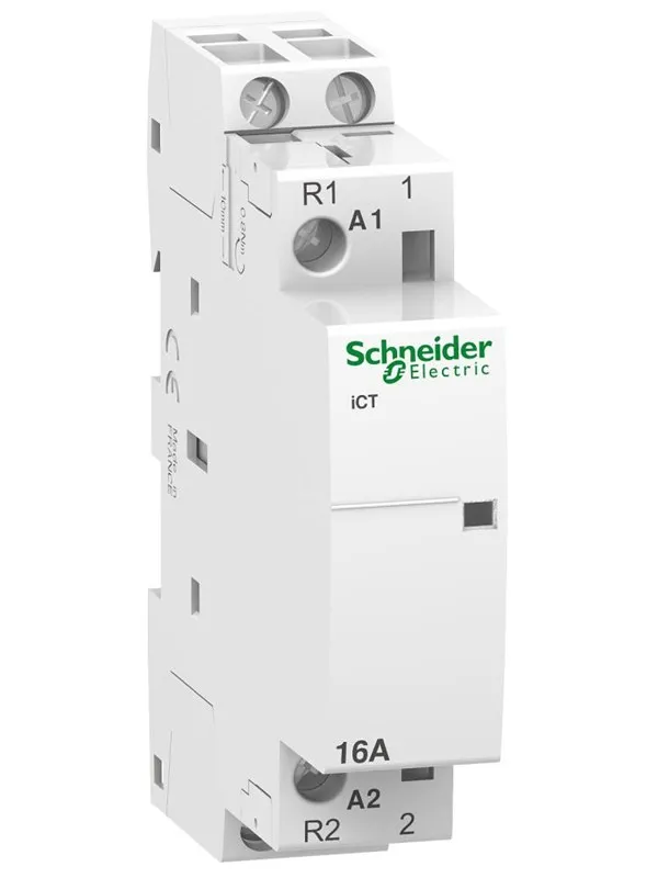 Schneider Electric Acti9 ict contactor 16a 1no+1nc 230v 18 mm