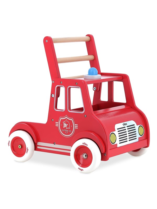 Vilac Push-Along Trolley Fire Truck