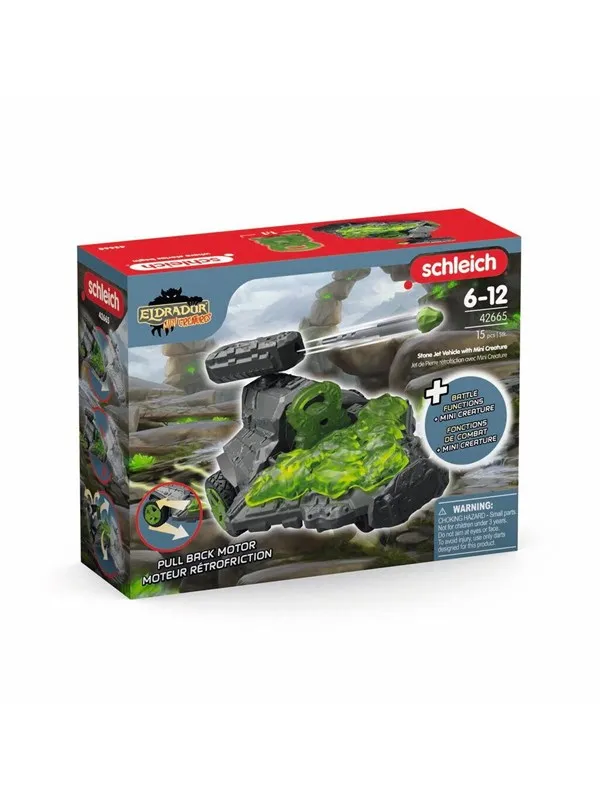 Schleich Stone Jet Vehicle with Mini Creature