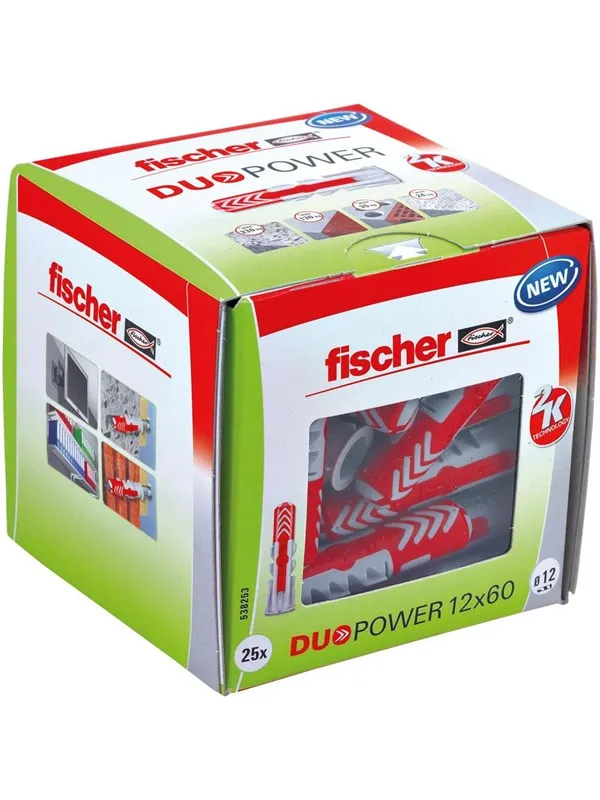 Fischer DuoPower 12 x 60 (25 pcs.)
