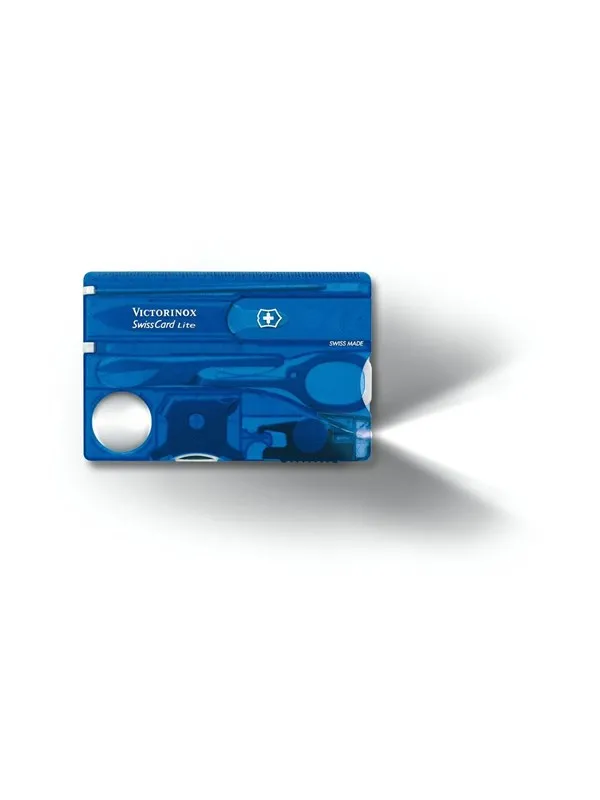Victorinox SWISSCARD LITE blue transparent