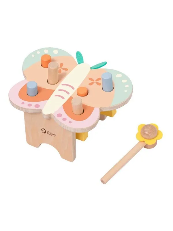 Classic World Wooden Hammer Bench Butterfly