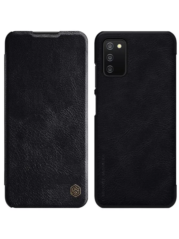 Nillkin Qin Leather Holster Case for Samsung Galaxy A03s Black
