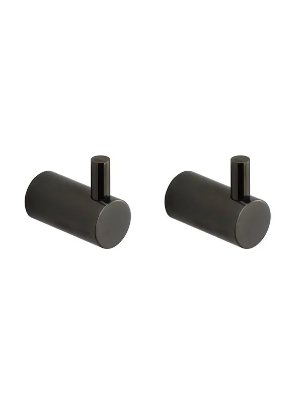 Pressalit towel hook pin black chrome