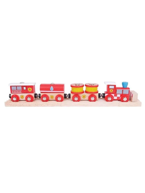 Bigjigs Wooden Fire Train