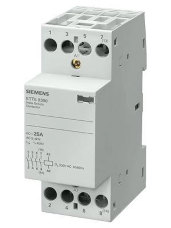 Siemens Insta cont. 4no 230 v ac 25 a 5tt5830-0