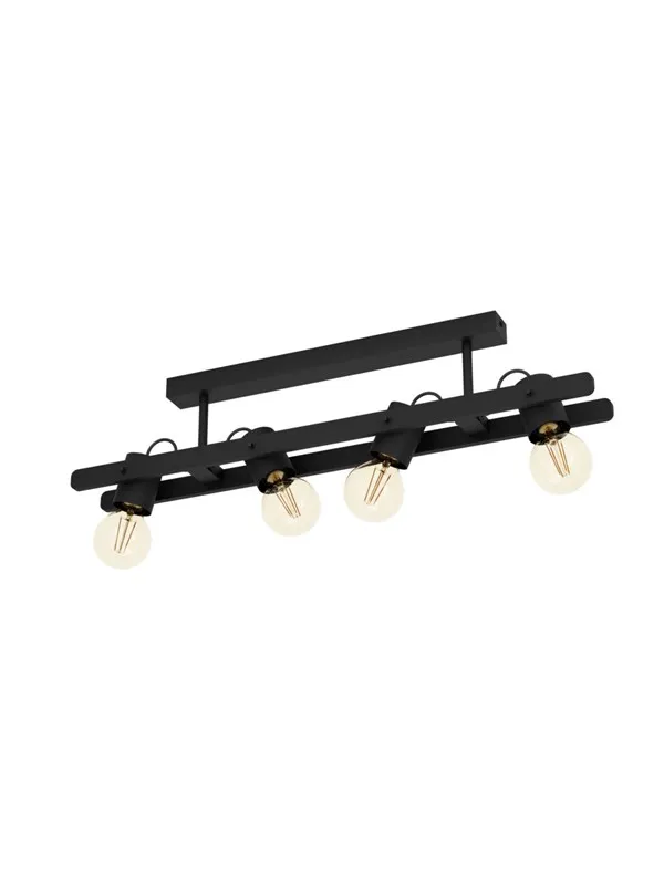 EGLO PLIMSOLL TAK 4XE27 L770 SVART FSC
