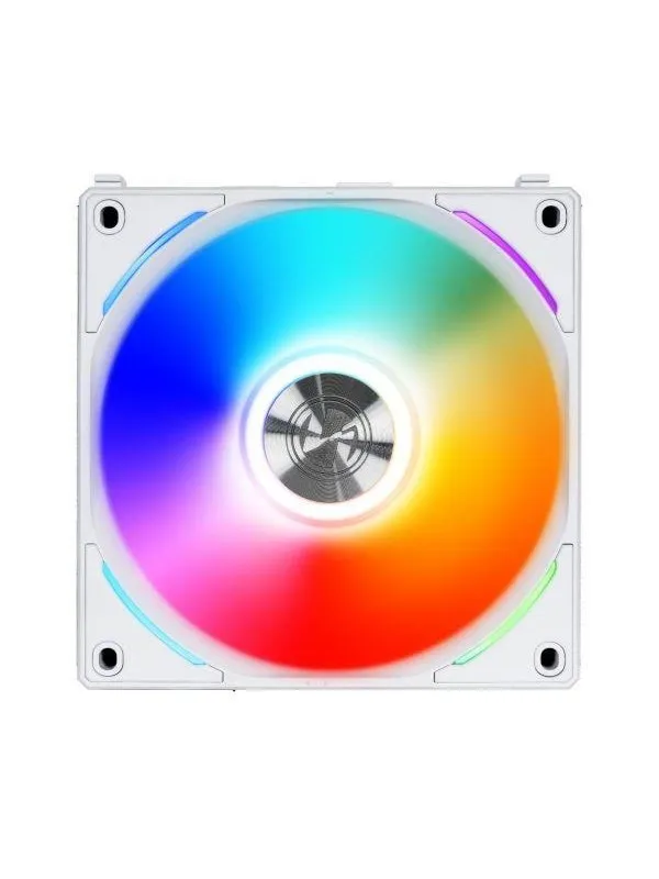 Lian Li UNI FAN AL120 - Kabinettvifte - 120mm - Hvit med RGB-lys - 28 dBA