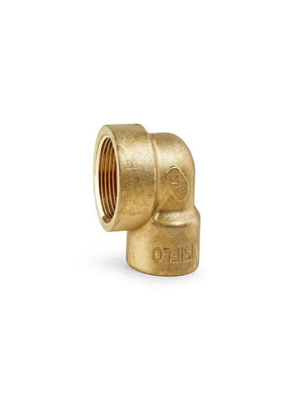 Isiflo Elbow brass 90° female/female 12