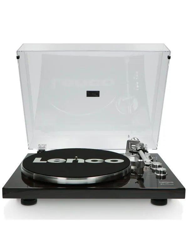 Lenco LBT-188WA - Record Player with Bluetooth® transmission wood - Walnut - Platespiller Svart