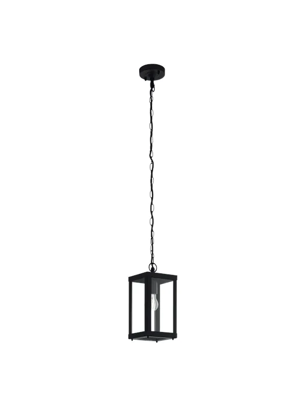 EGLO ALAMONTE outdoor pendant black/clear
