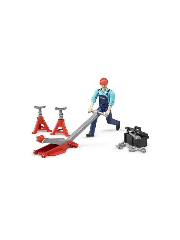 Bruder Figur Set Garageutstyr