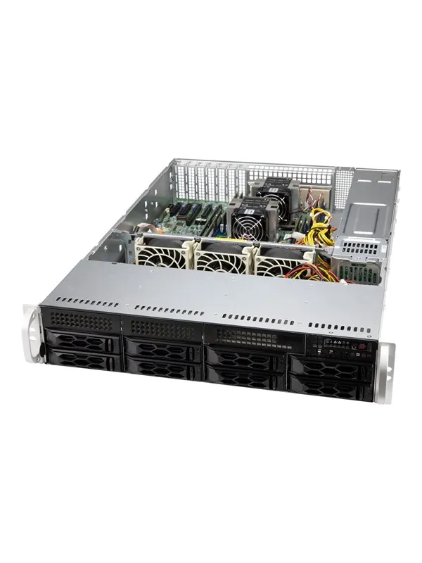 Supermicro SCLA25TQC R609LP - Kabinett - Server (Rack) - Svart