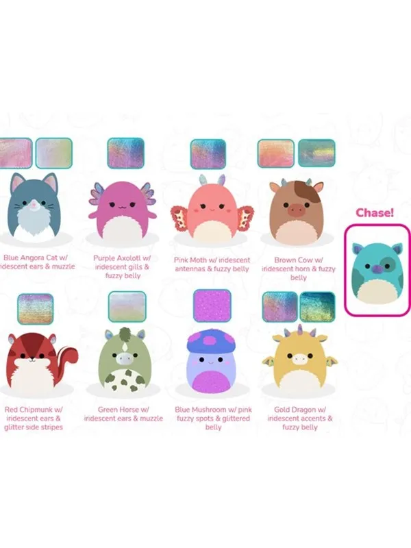 Squishmallows 13 cm Scented Mystery Bag Iridescent