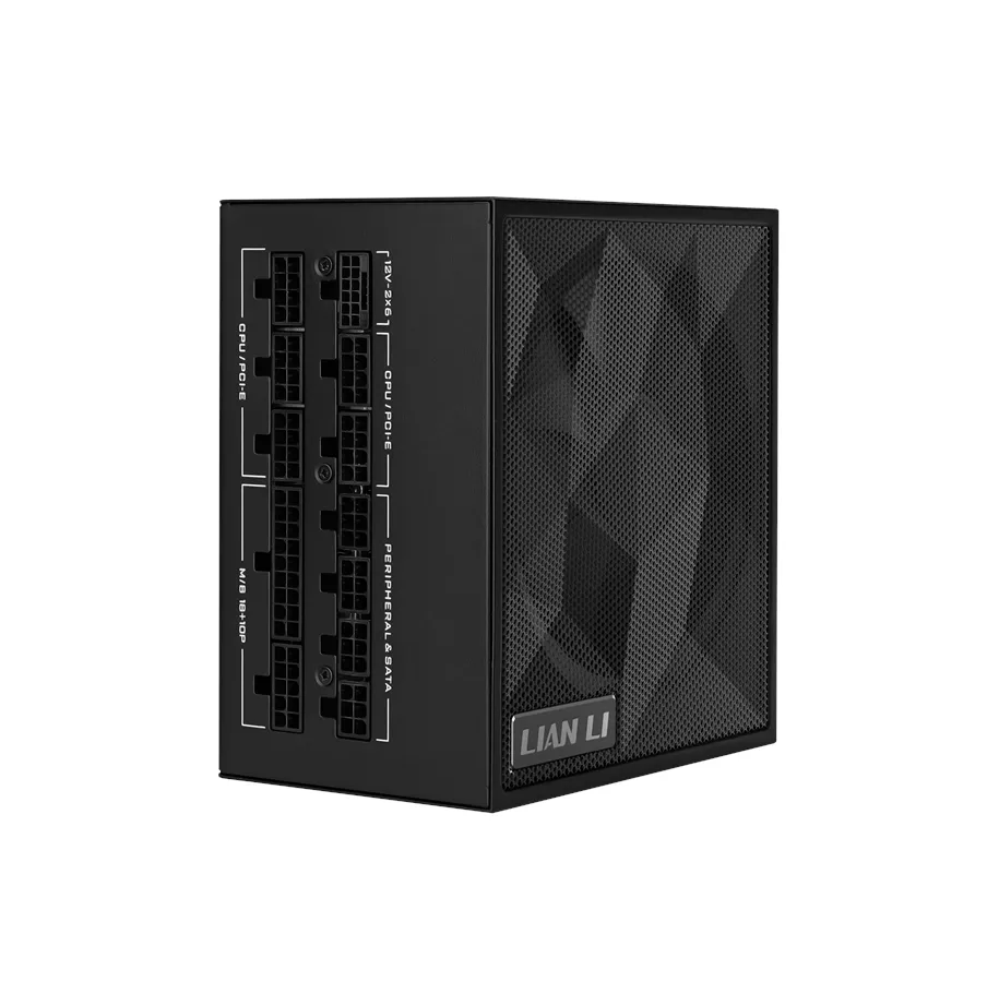 Lian Li SX 1200W Strømforsyning (PSU) - 1200 Watt - 120 mm - ATX 3.1 - 80 Plus Platinum sertifisert