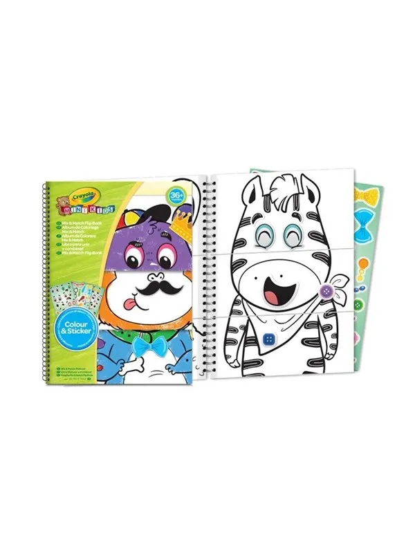 Crayola Mini Kidstoday Feel Mix & Match Flip Book