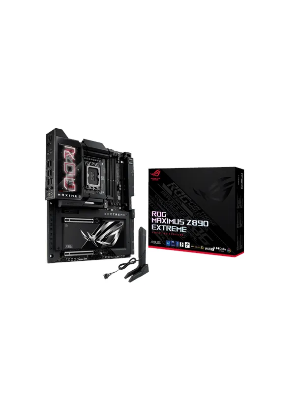 ASUS ROG MAXIMUS Z890 EXTREME Hovedkort - Intel Z890 - Intel LGA1851 socket - DDR5 RAM - Extended ATX