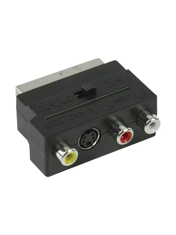 Nedis video / audio adaptor - S-Video / composite video / audio