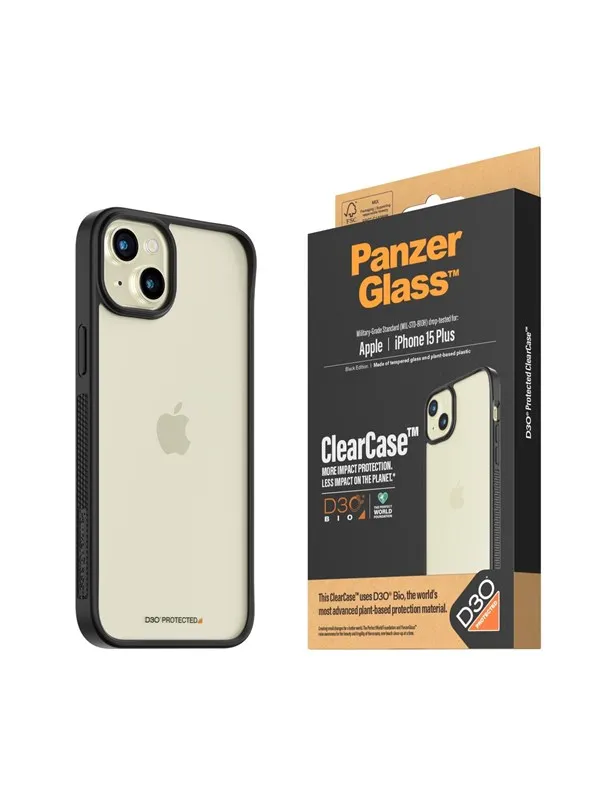PanzerGlass ClearCase with D3O iPhone 15 Plus
