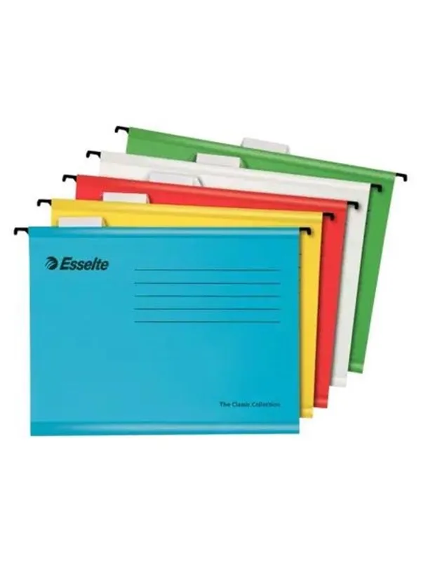 Esselte Standard vertical suspension file drawer V-base pack of 5