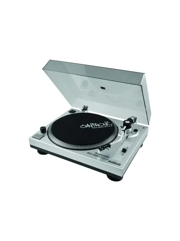 Omnitronic BD-1380 - Platespiller Sølv