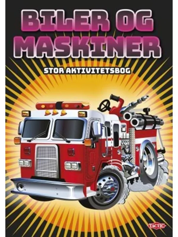 Tactic Biler og maskiner stor aktivitersbog (96s)