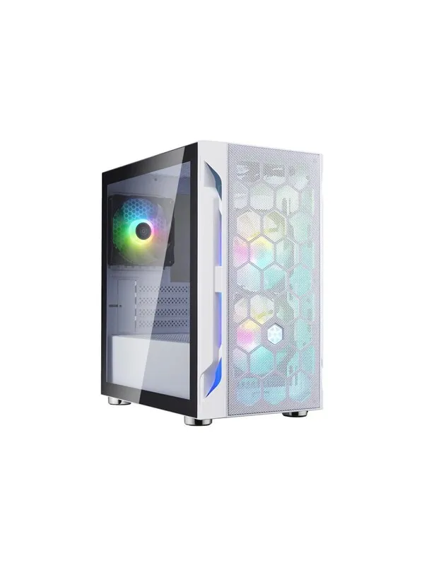 SilverStone FARA H1M PRO - Kabinett - Miditower - Hvit