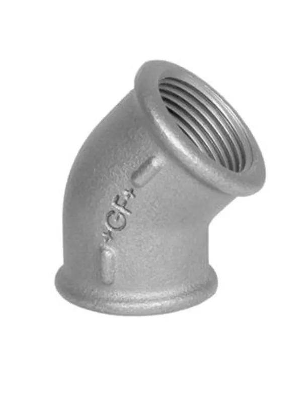 +GF+ Elbow 45° black for f 1