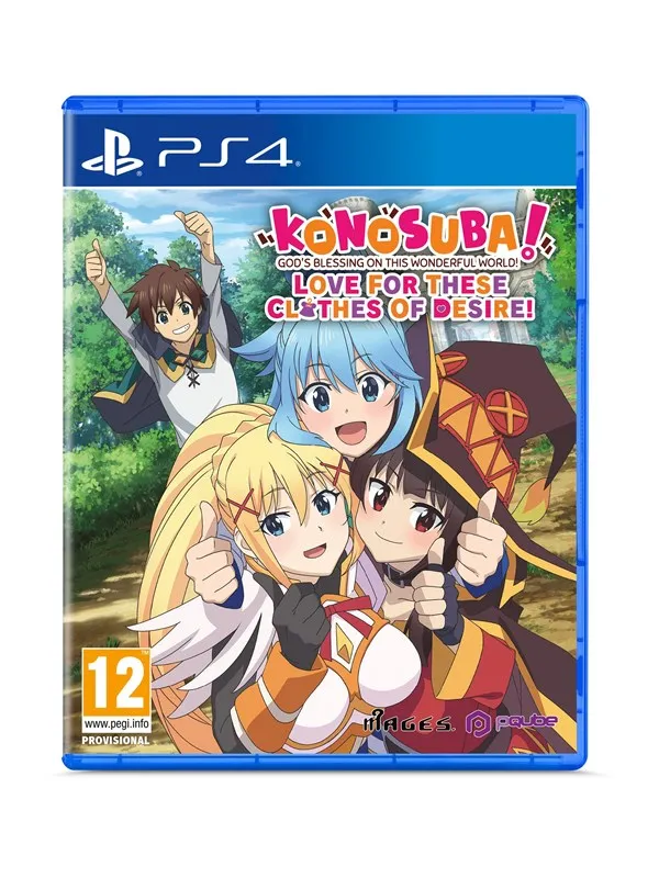 KONOSUBA: God's Blessing on This Wonderful World! Love for These Clothes of Desire! - Sony PlayStation 4 - Visual Novel