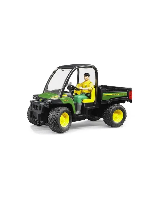Bruder John Deere Gator XUV 855D with driver