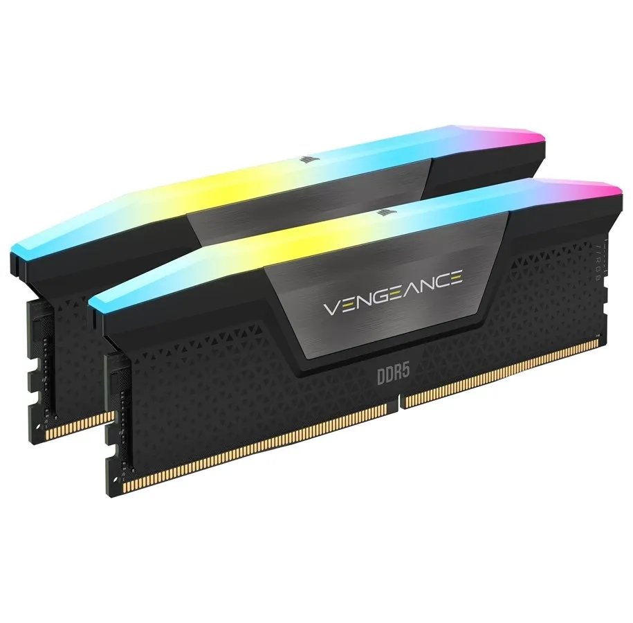 Corsair Vengeance DDR5-6000 - 128GB - CL40 - Dual Channel (2 pcs) - Intel XMP - Svart