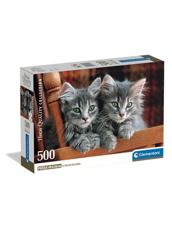 Clementoni Jigsaw Puzzle Kittens 500 pcs. Gulv