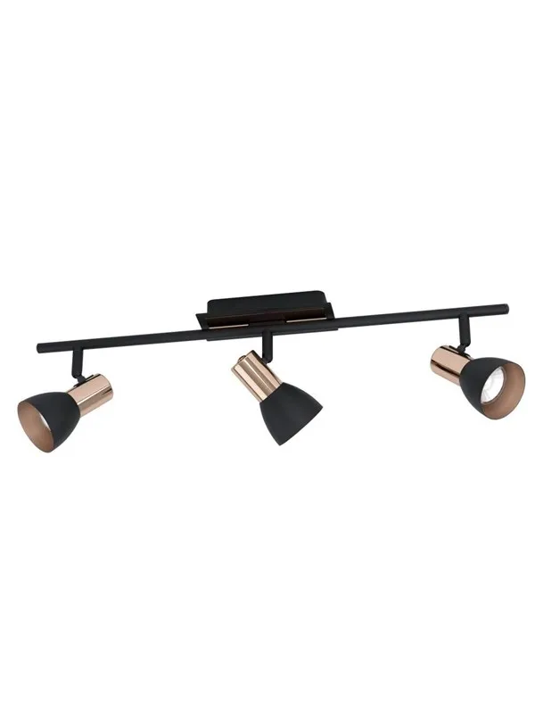 EGLO BARNHAM spot rail 3L black/copper
