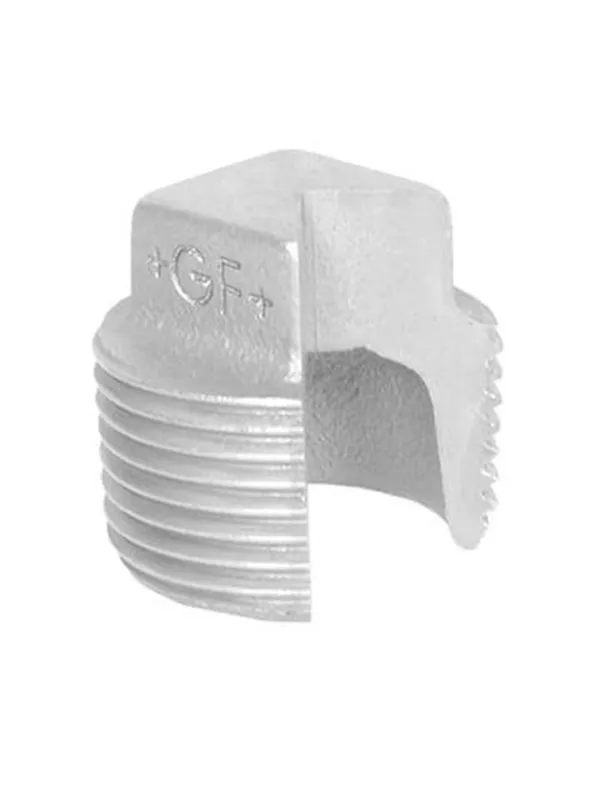+GF+ Plug plain galvanized 1 1/2"