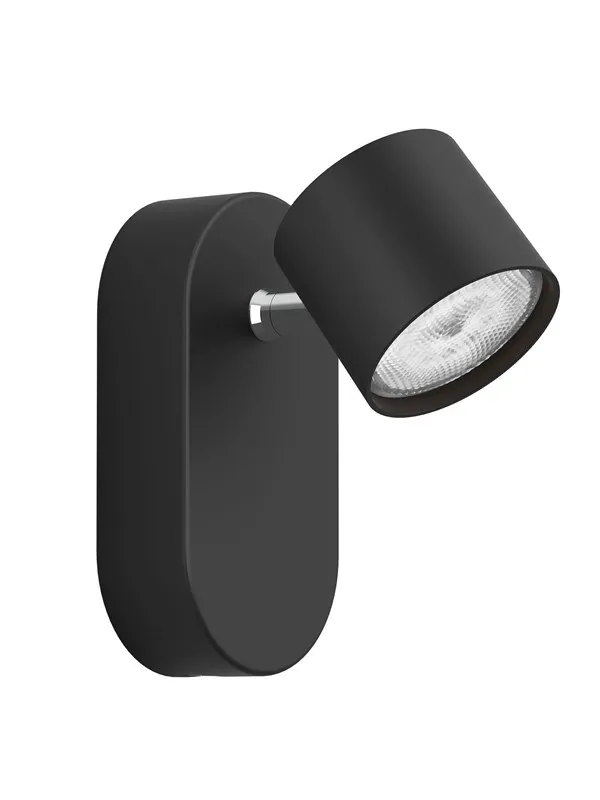 Philips Star wall lamp black