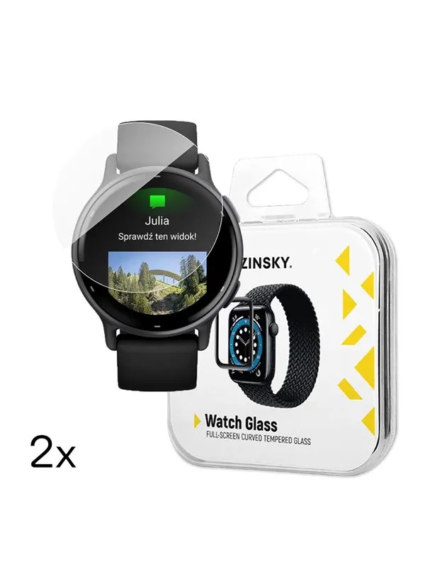 Wozinsky Full Glue Tempered Glass for Garmin Vivoactive 5 (2 pcs)