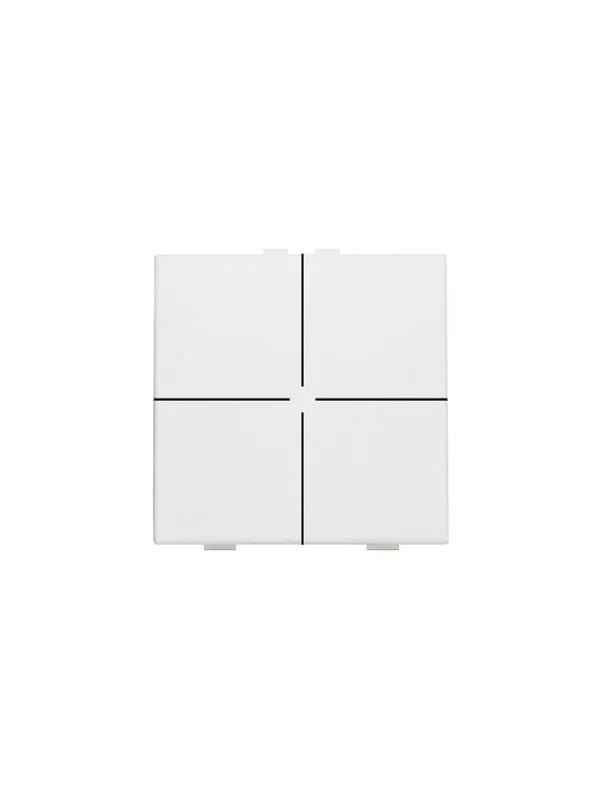 Niko-Servodan 4-fold push button for niko home control white