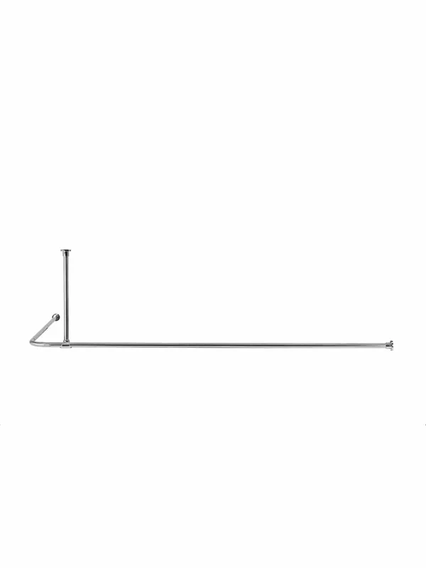 Croydex Kvalitets dusjforhengstang L-form 200 x 100 cm