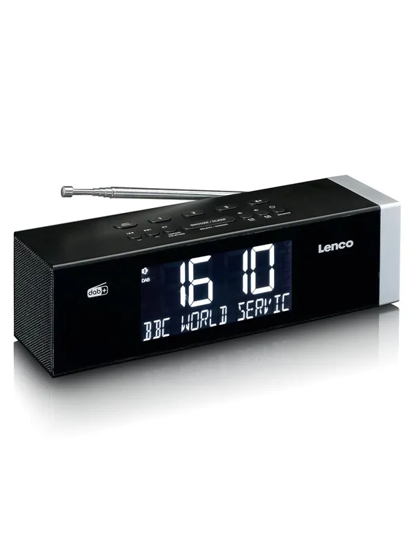 Lenco CR-640 - Clock Radio - Black - DAB/DAB+/FM - Stereo